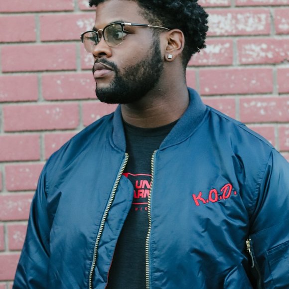 KOD Dare Script Flight Bomber Jacket (1 of 1) - Picture 2 of 2